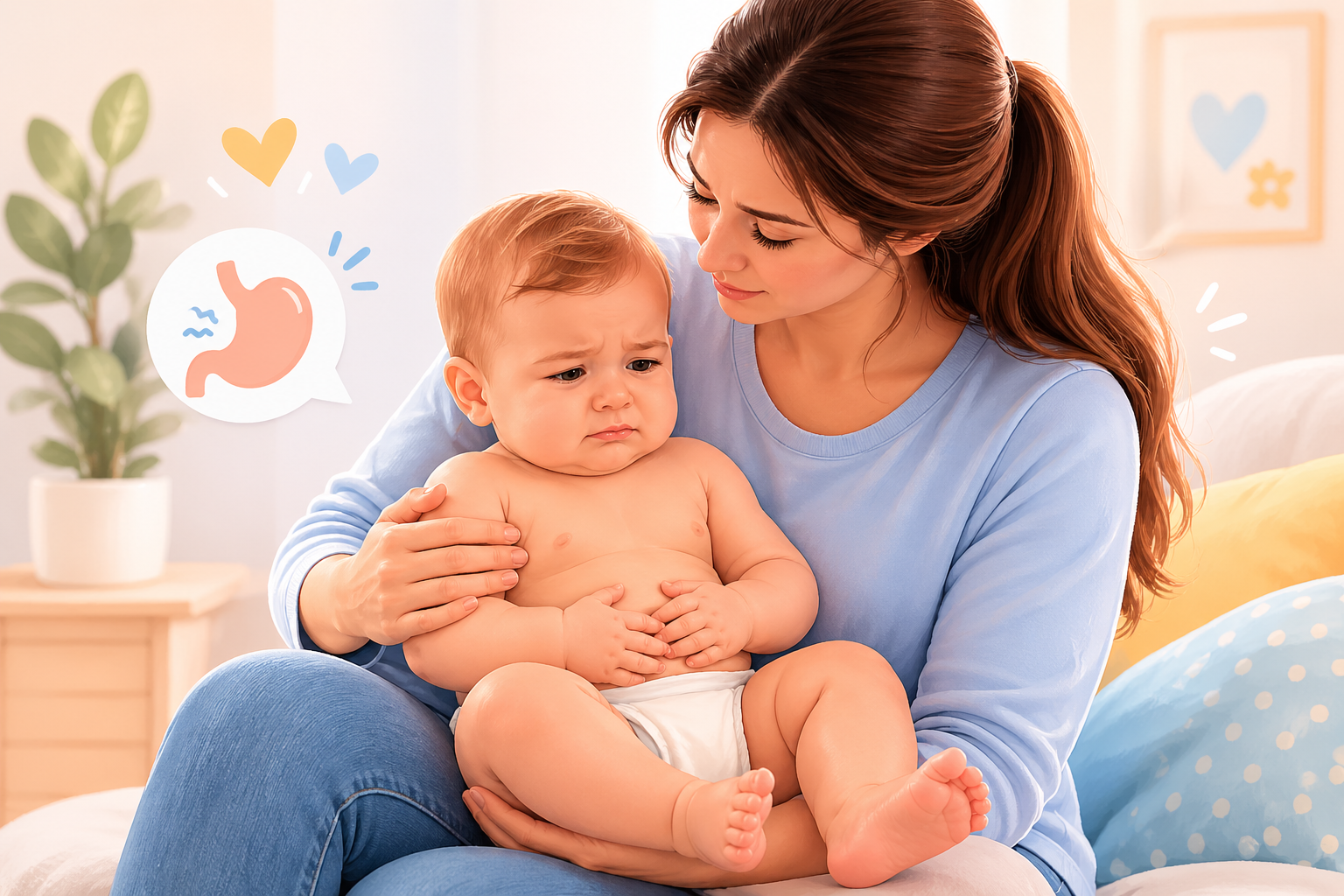 Neonatal surgery educational illustration for the condition guide page